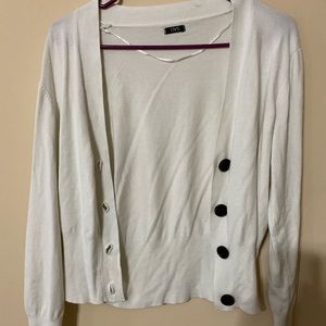 OVS White Cardigan